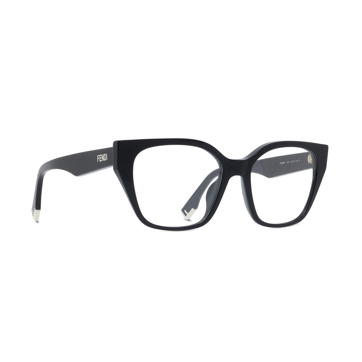 Fendi FE50001I Way 001 Black Nero Acetate Occhiali Da Vista