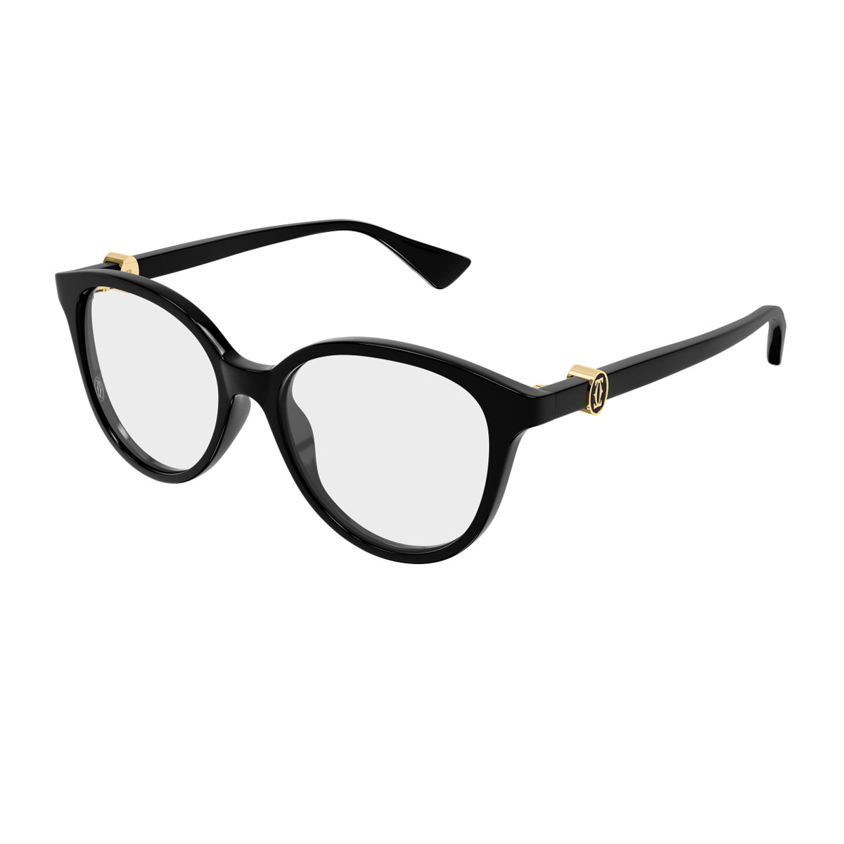 Cartier CT0643O C de 001 Black Nero Recycled Acetate Occhiali Da Vista