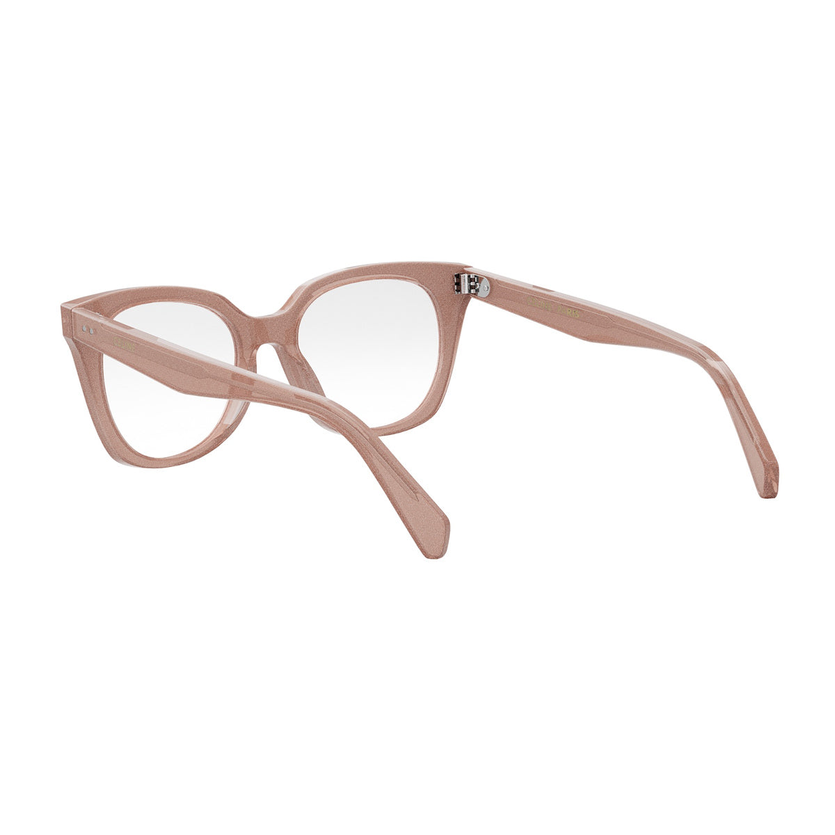Celine CL50116I Thin 074 Rose Silver Glitter Rosa Acetate Occhiali Da Vista