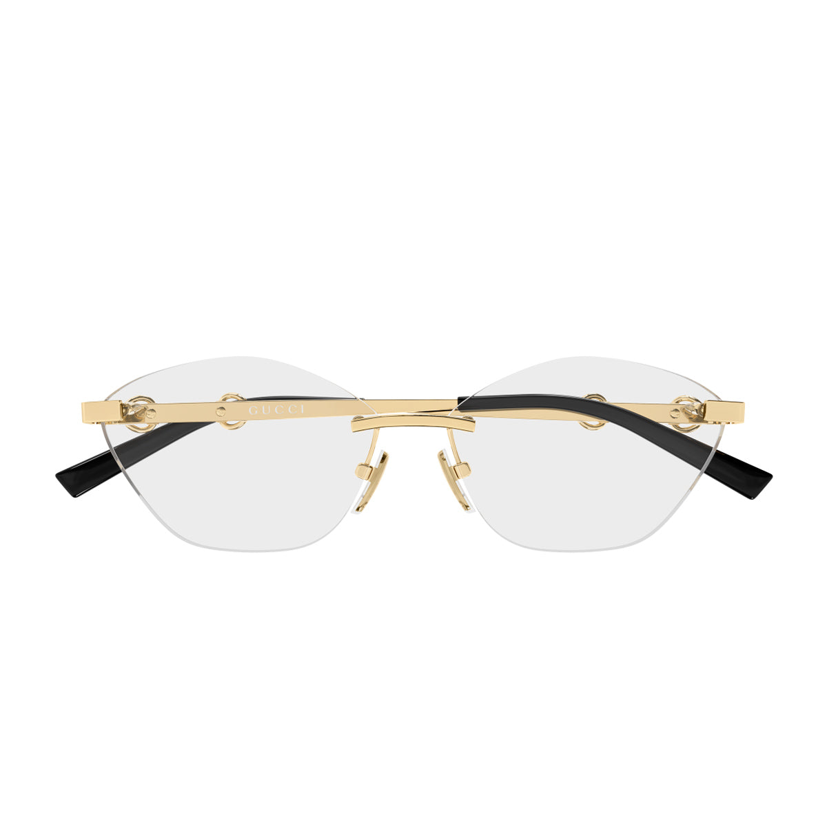 Gucci GG2050O Linea Sign 001 Gold Black Oro Metal Occhiali Da Vista