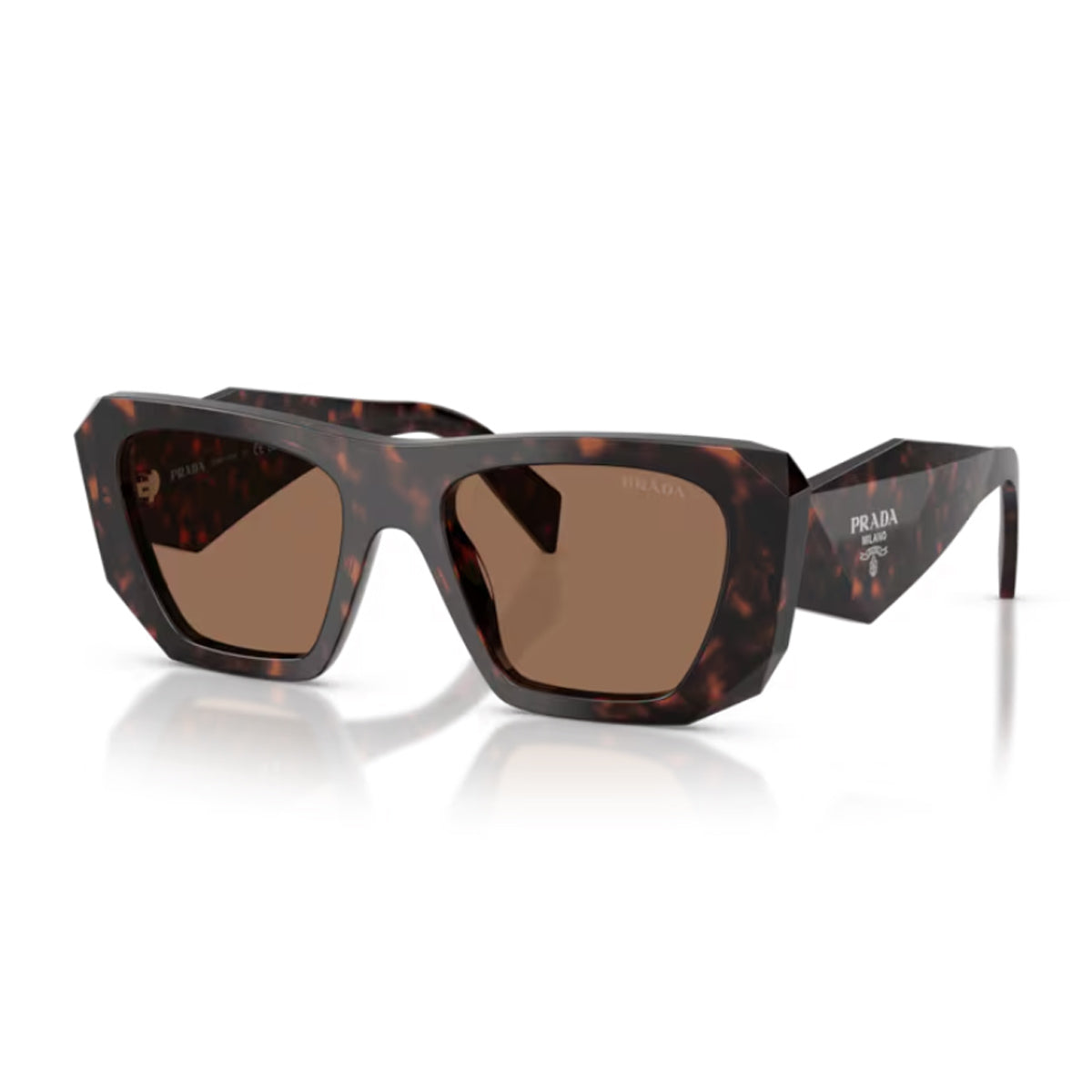 Prada PR B18S Symbole 17N06B Root Tartarugato Havana Acetate Occhiali Da Sole