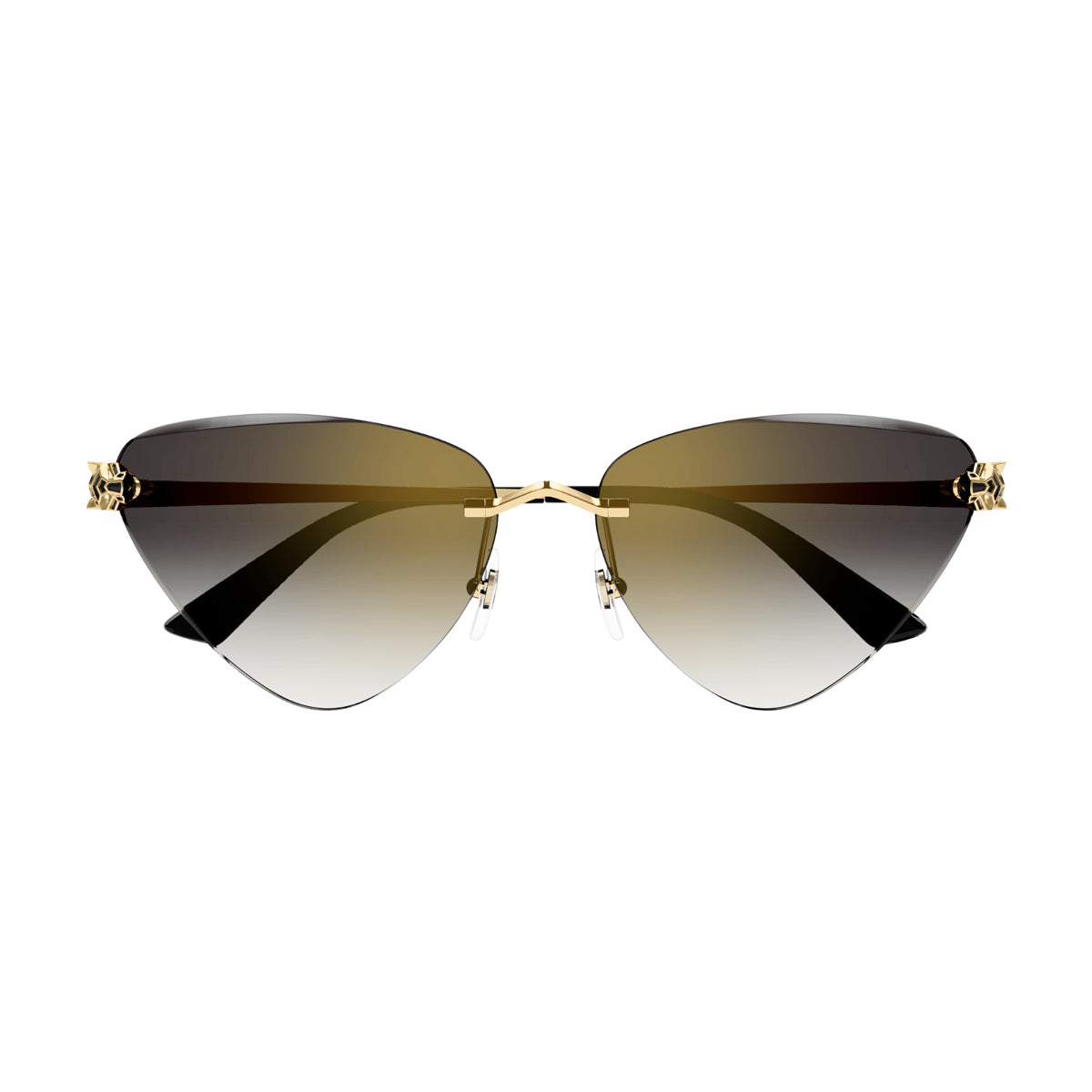 CT0399S Panthère de Cartier 001 Gold Oro Metal Occhiali Sole