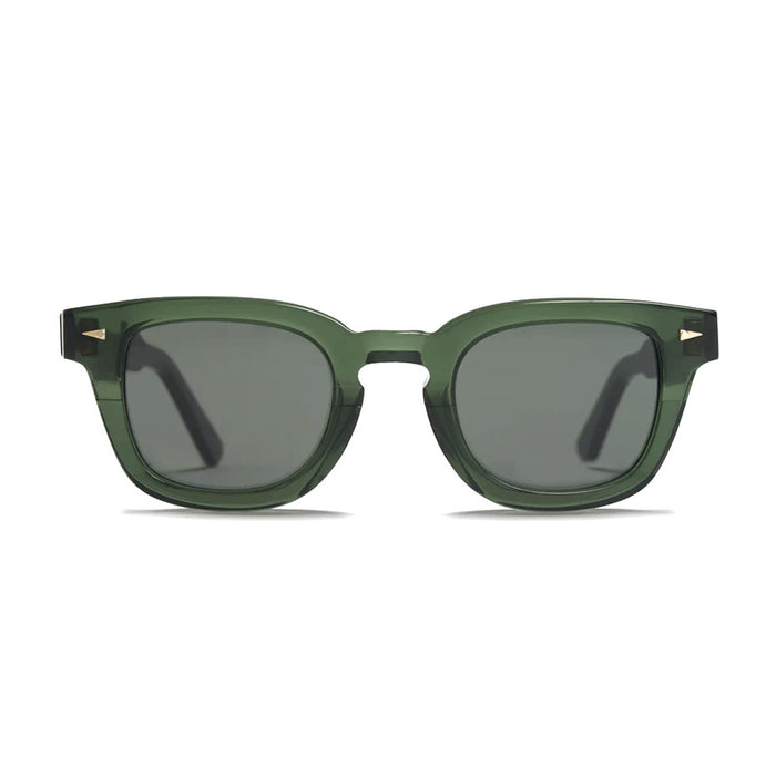 Ahlem Champ de Mars Dark Green Verde Acetate Occhiali Da Sole