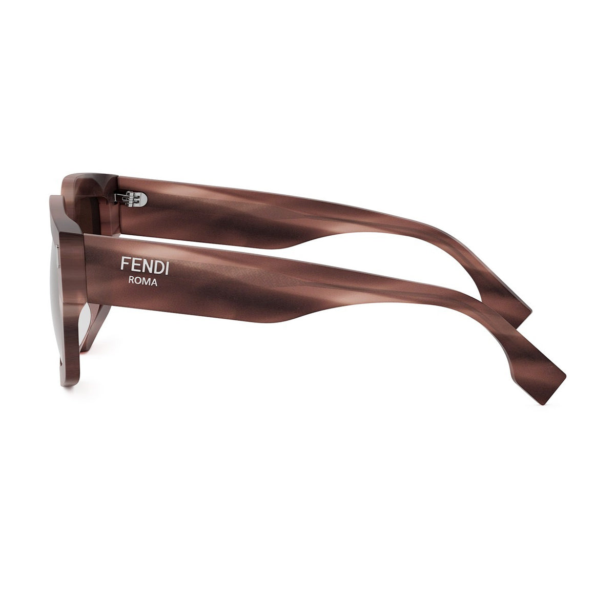 Fendi FE40162I 74F Rosa Lucido Acetate Occhiali Da Sole