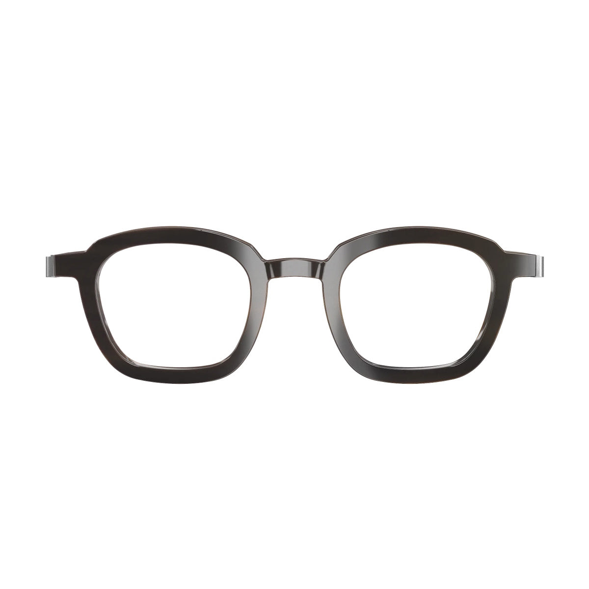 Lindberg Buffalo Horn 1858 H20 10 Marrone Scuro Silver Horn/titanium Occhiali Da Vista