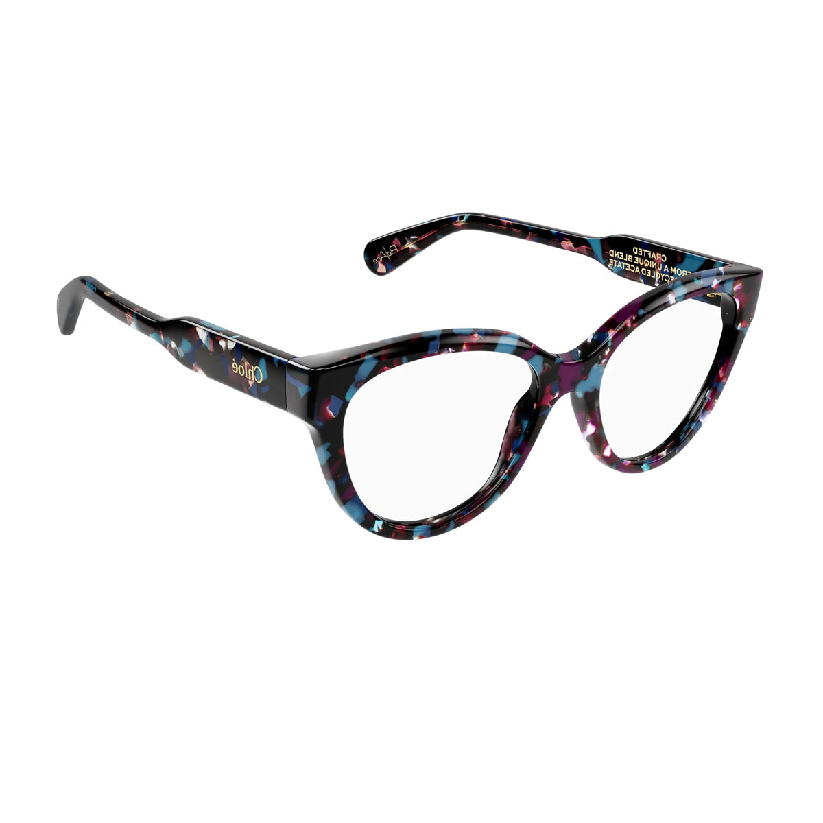 CH0193O 005 Nero Recycled Acetate Occhiali Vista