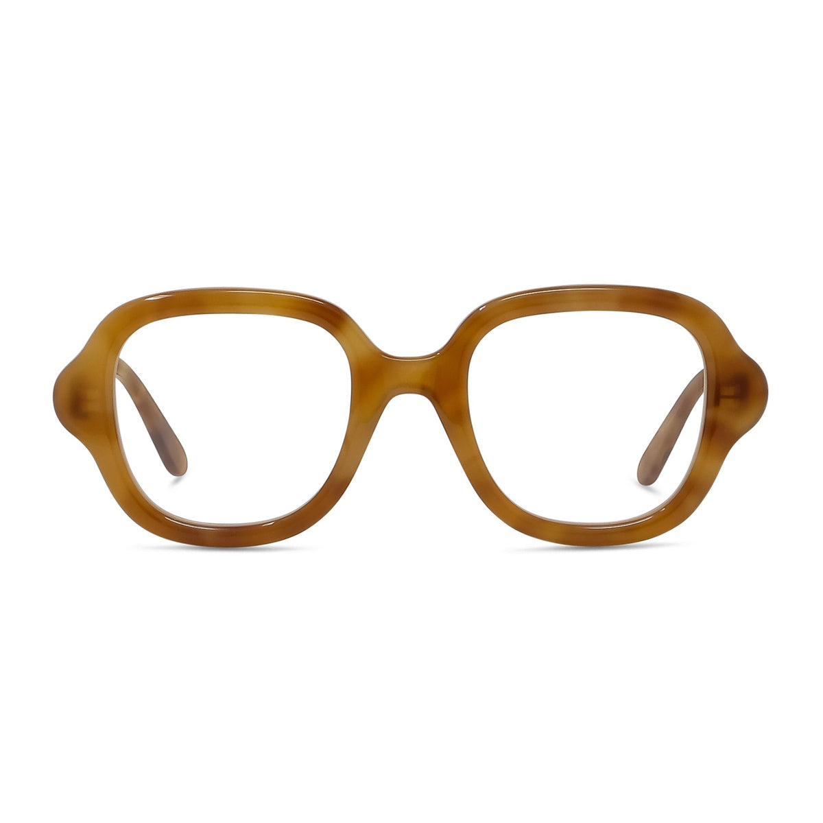 Loewe LW50075I Curvy 053 Blonde Havana Marrone Acetate Occhiali Da Vista