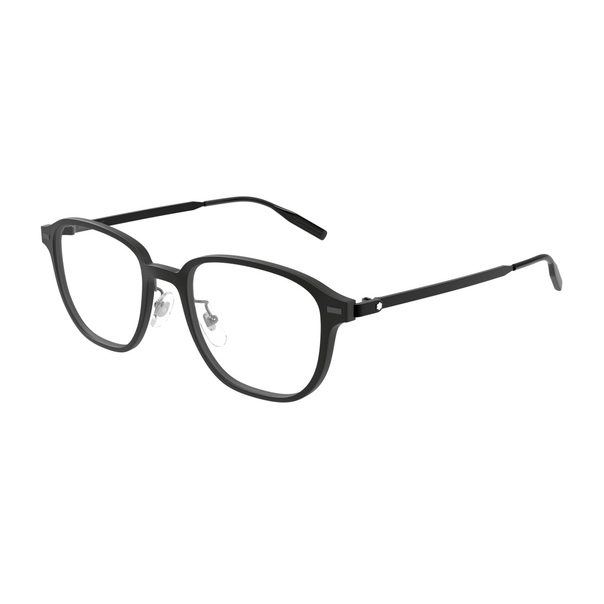 Montblanc Mb0466oa Linea Snowcap 002 Black Nero Injection/ Metal Occhiali Da Vista