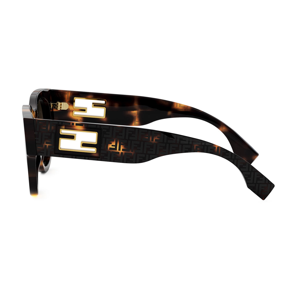 FE40147I 55E Havana-Serigrafato Marrone Acetate Occhiali Da Sole