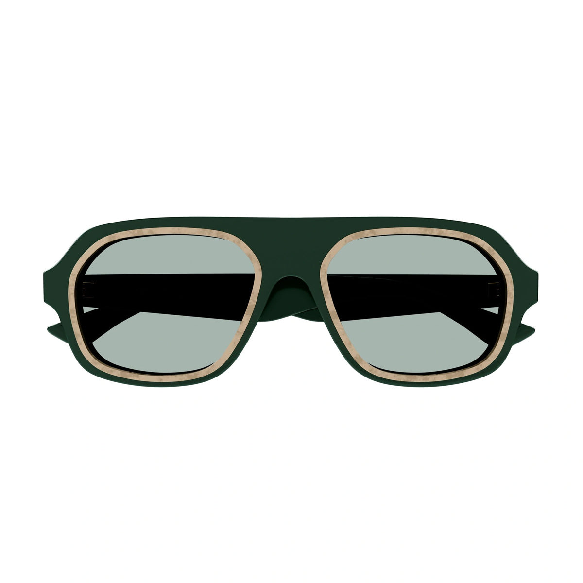 BV1217S 002 Verde Acetate Occhiali Sole
