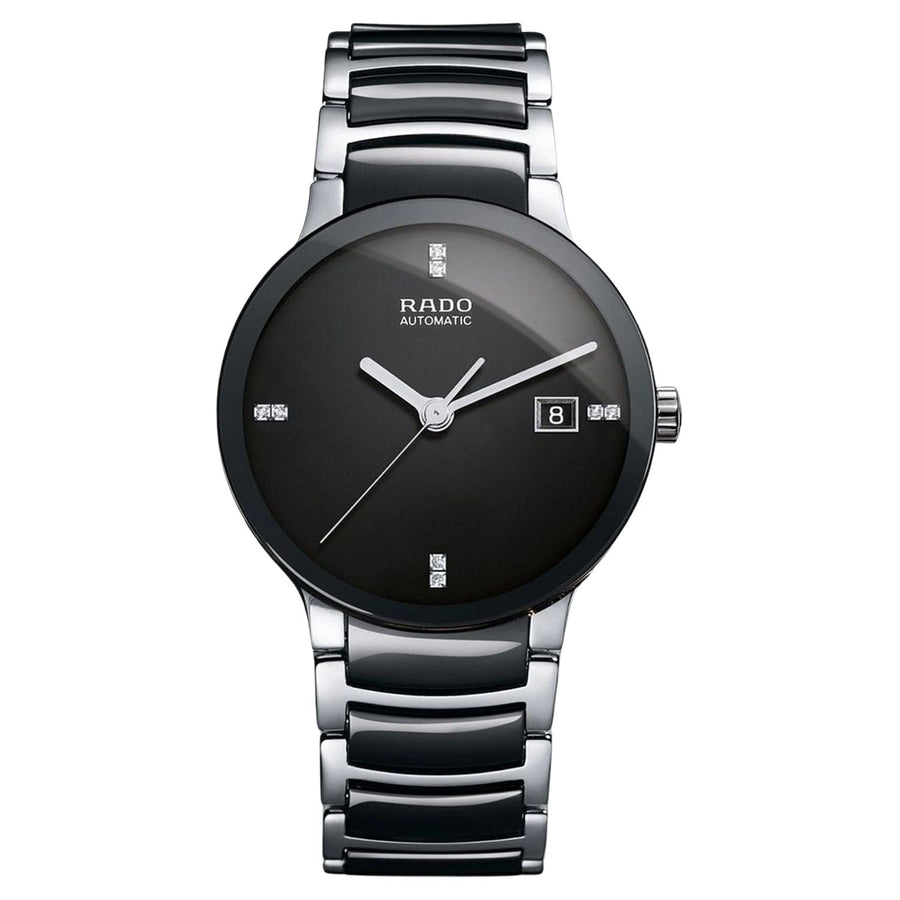 Rado Stainless steel case and bracelet watch in black