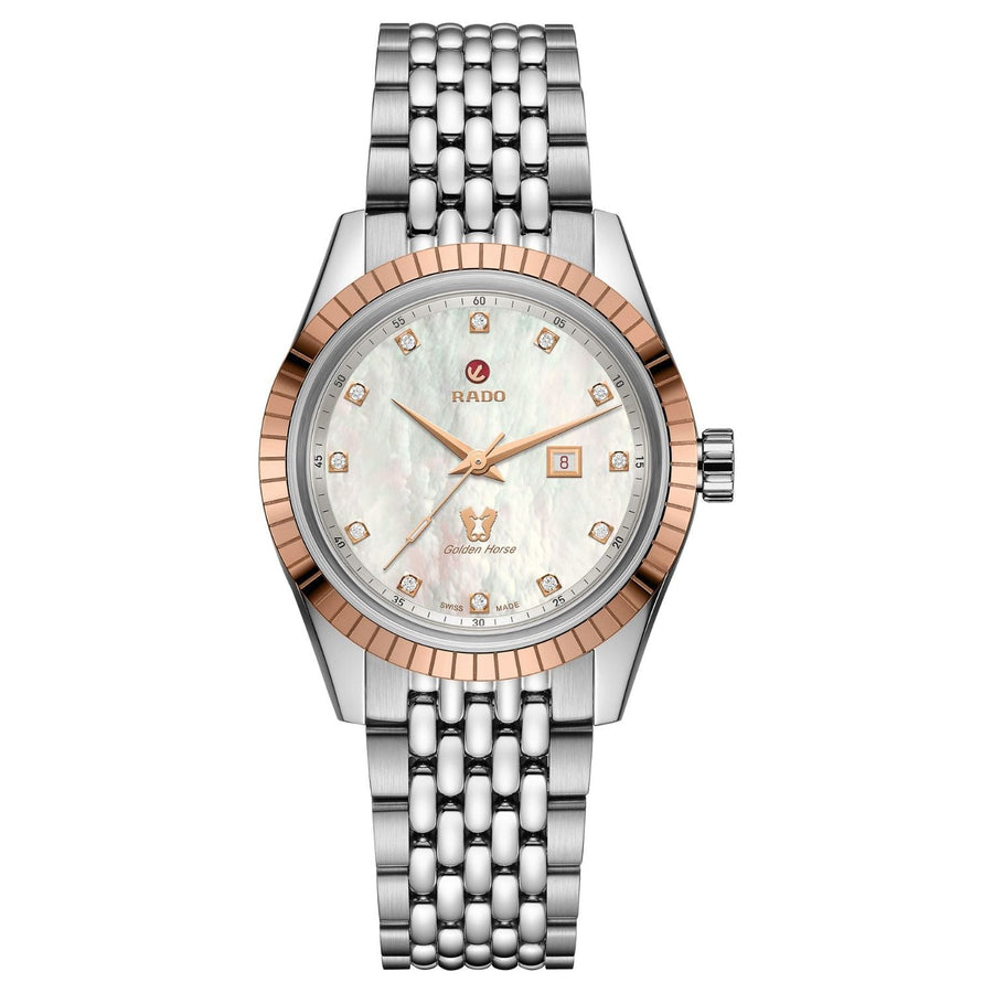 Rado Stainless steel case and bracelet watch in silver