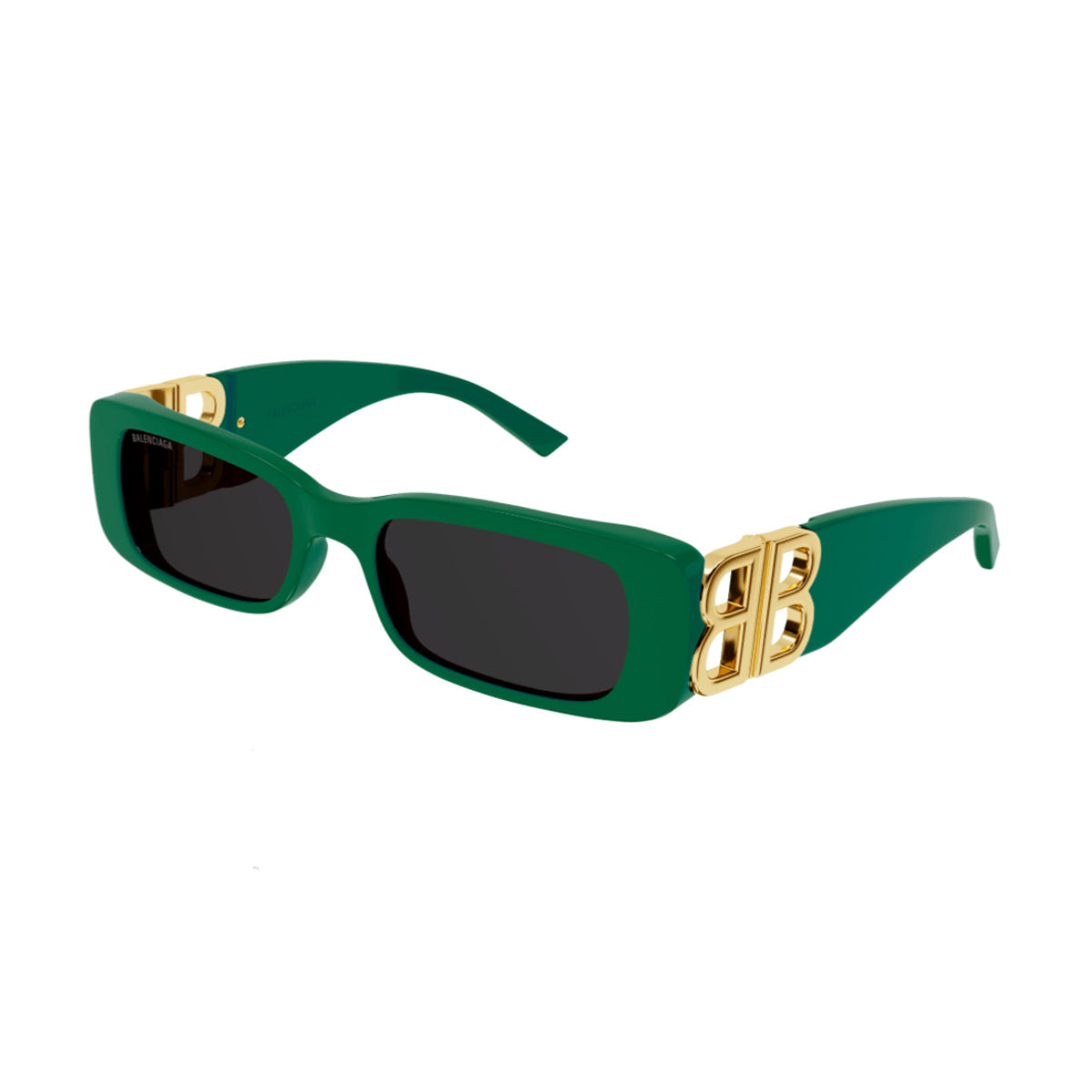 Dynasty Rectangle BB0096S 006 Verde Celluloid Occhiali Sole