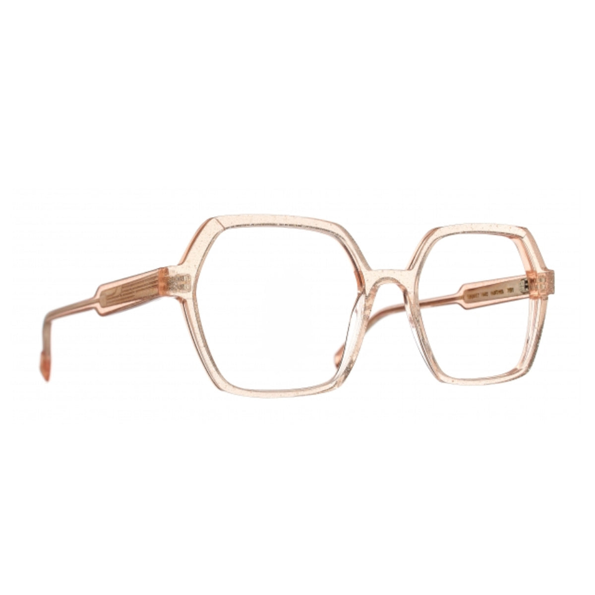 Caroline Abram Hatika 791 Rosa Glitterato Acetate Occhiali Da Vista