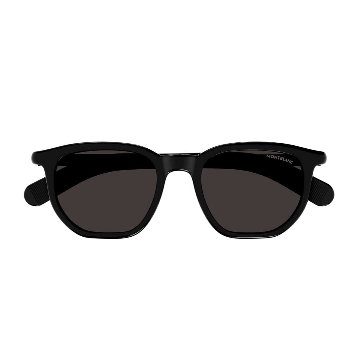 Montblanc MB0353S Linea Snowcap 001 Black Grey Nero Injected Acetate Occhiali Da Sole