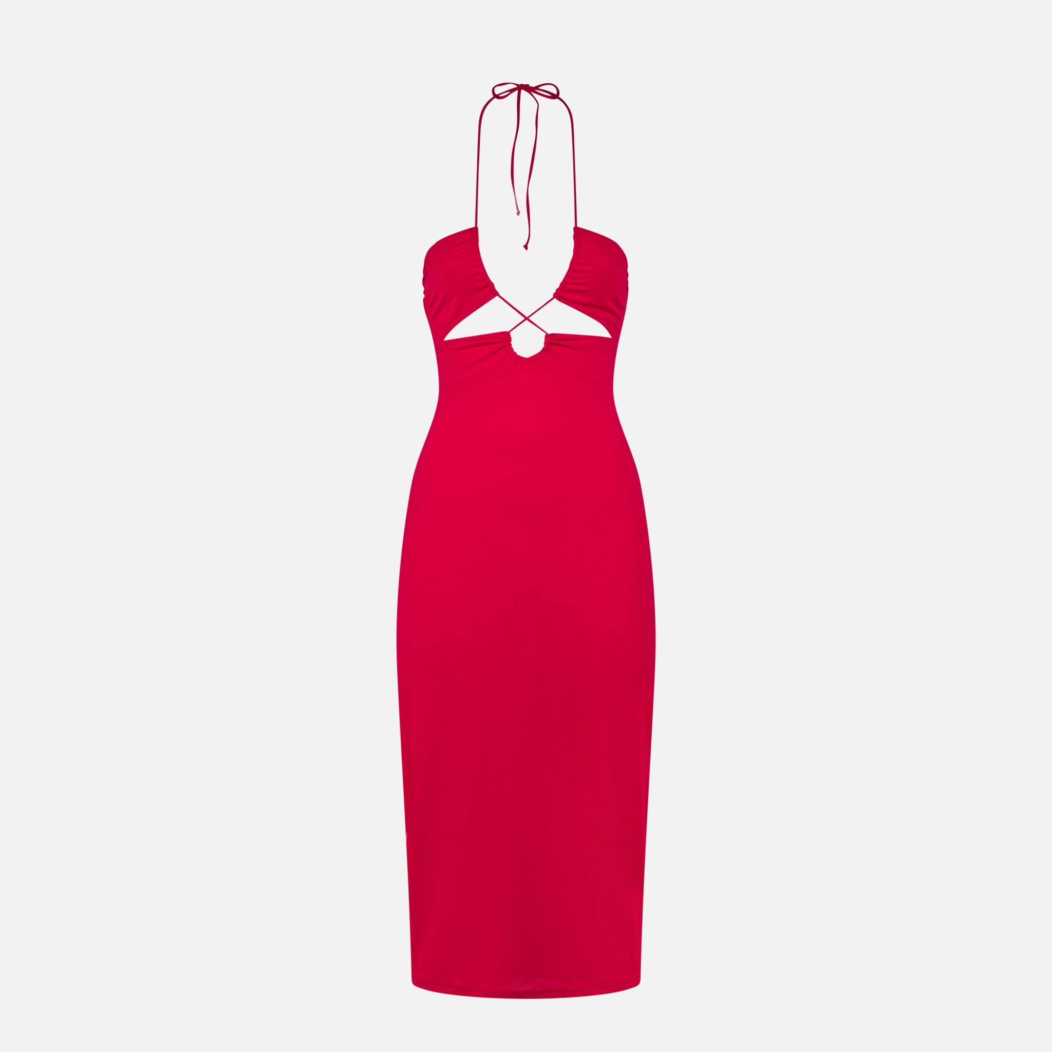 Longuette Cutout Fuchsia Dress Farah Pink