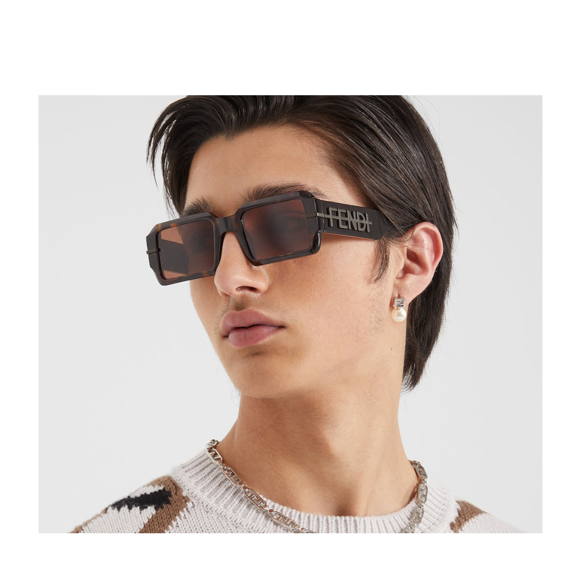 FE40073U 52e Marrone Acetate Occhiali Vista