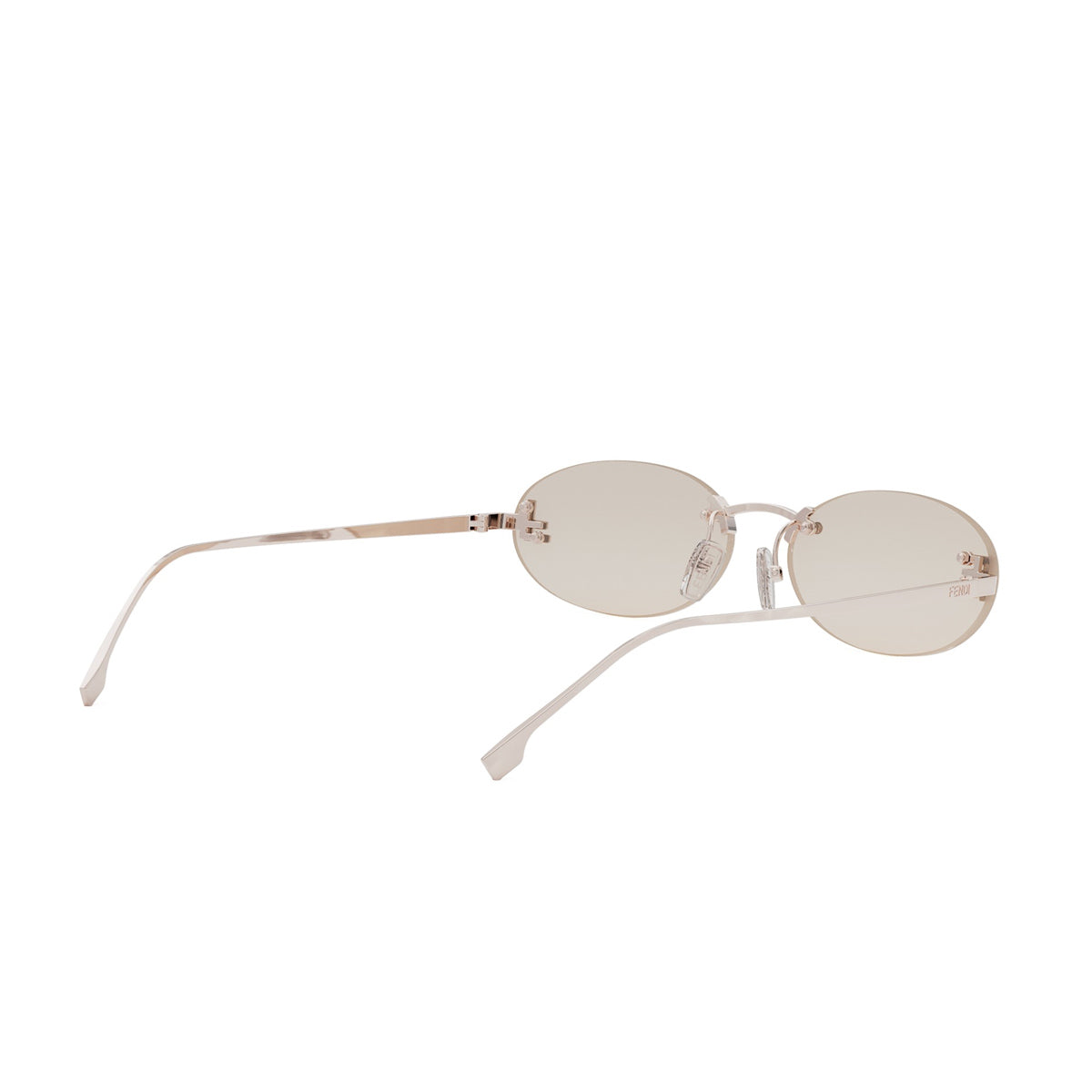FE4075US 28Y Oro Rosa Fendi First Crystal Metal Occhiali Da Sole