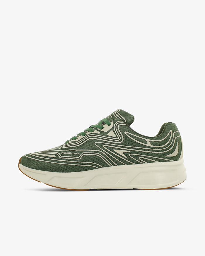 Walk #01 07 Military-milk Running Sneakers
