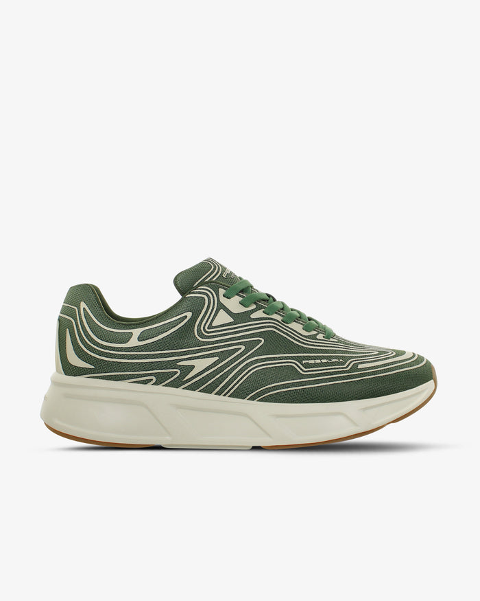 Walk #01 07 Military-milk Running Sneakers