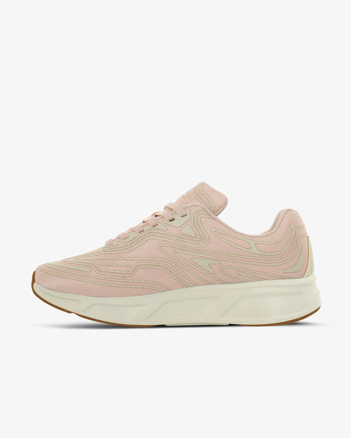 Walk #01 04 Rose-milk Running Sneakers