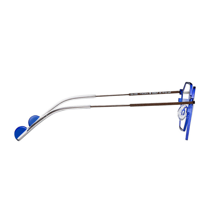 Matttew Cobalt 1555 Blu Marrone Titanium Occhiali Da Vista