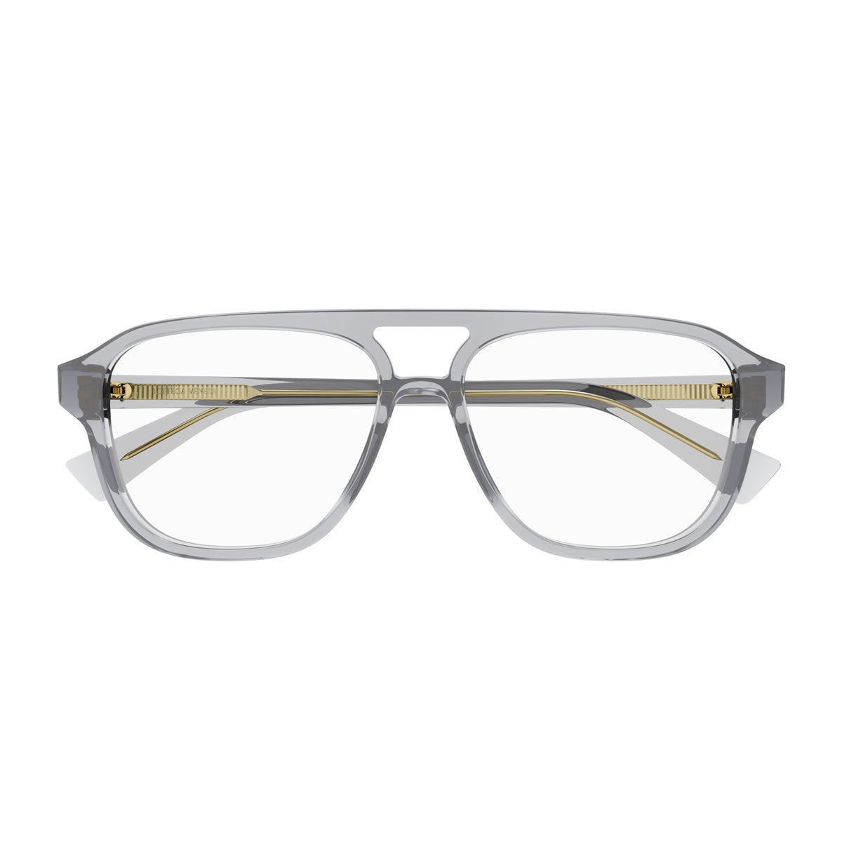 Bottega Veneta BV1294O Linea New Classic 004 Grey Trasparent Grigio Acetate Occhiali Da Vista