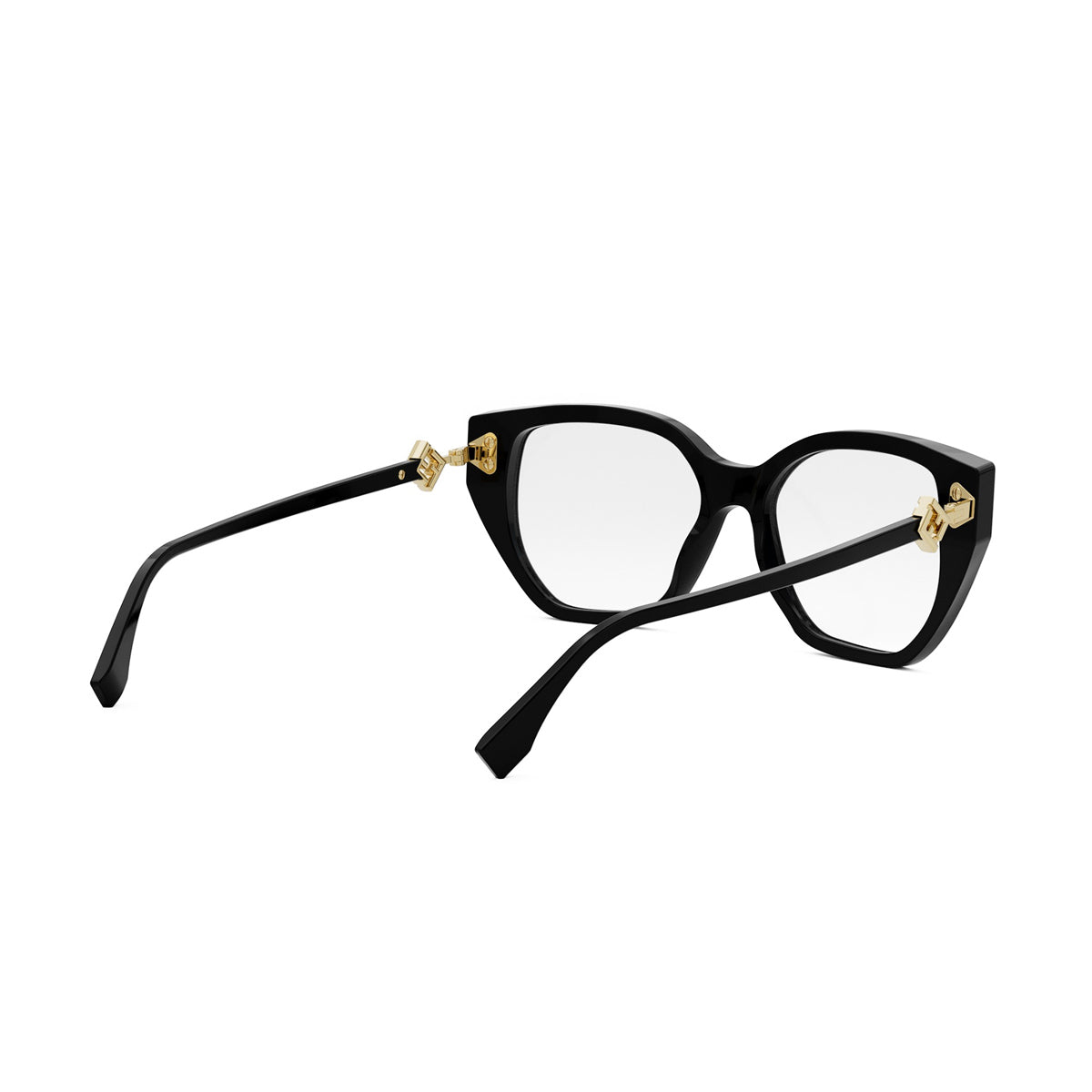 Fendi FE50100I FF DIAMONDS 001 Nero Acetate Occhiali Da Vista