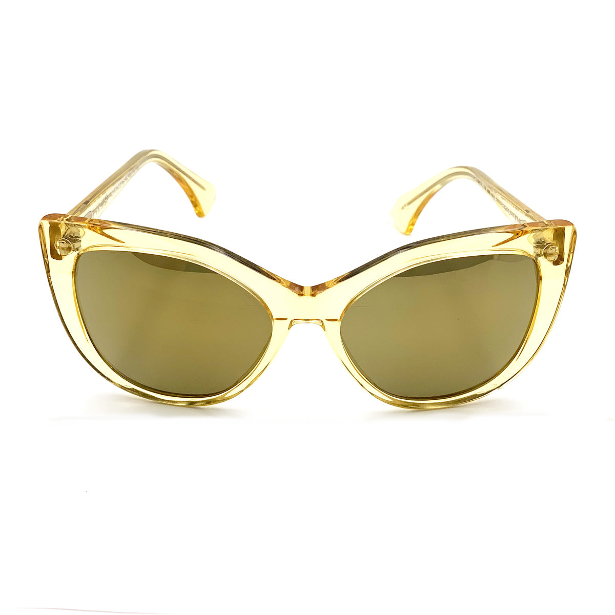 Butterfly Beige Celluloid Occhiali Sole