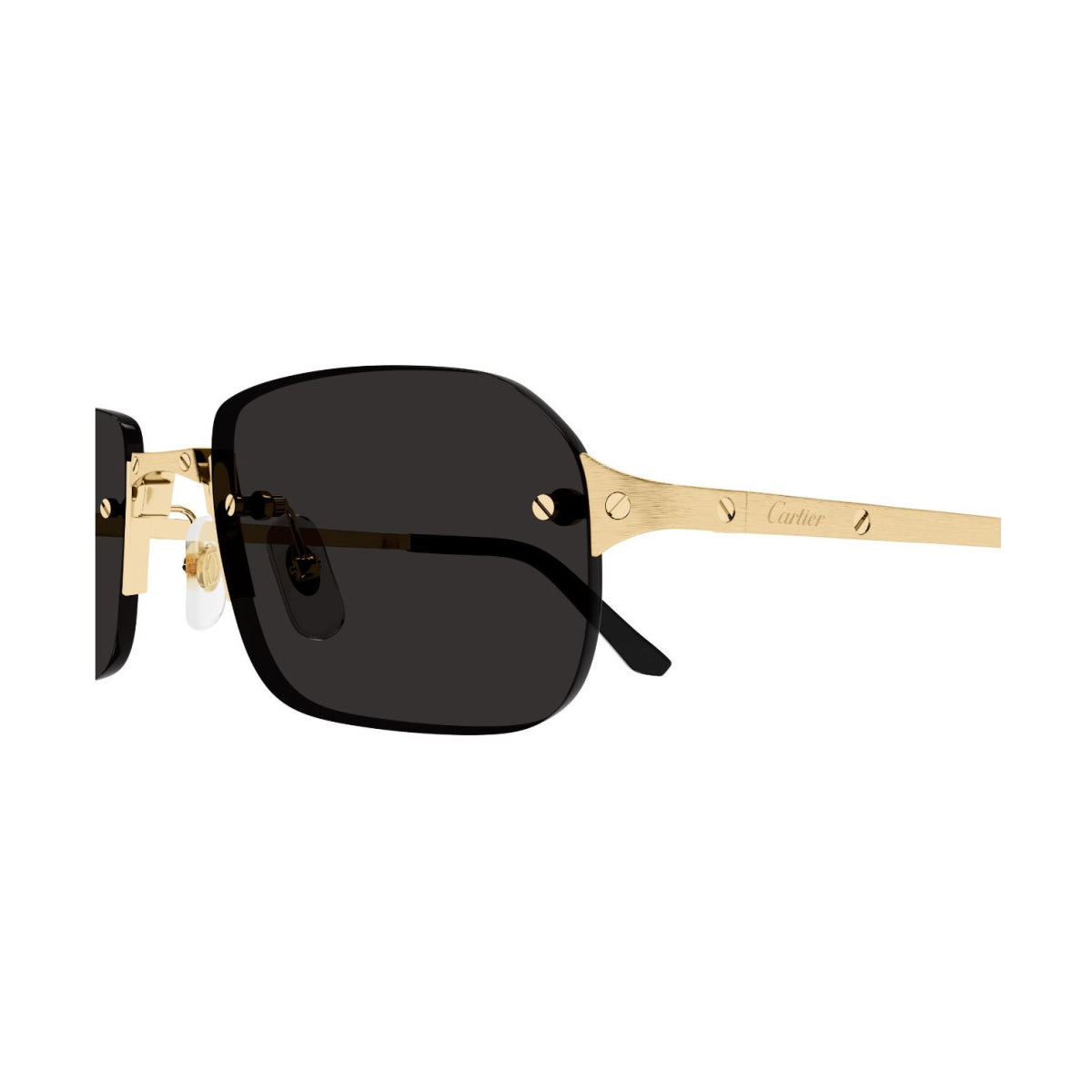 CT0460S SANTOS DE CARTIER 001 Gold Oro Metal Occhiali Da Sole