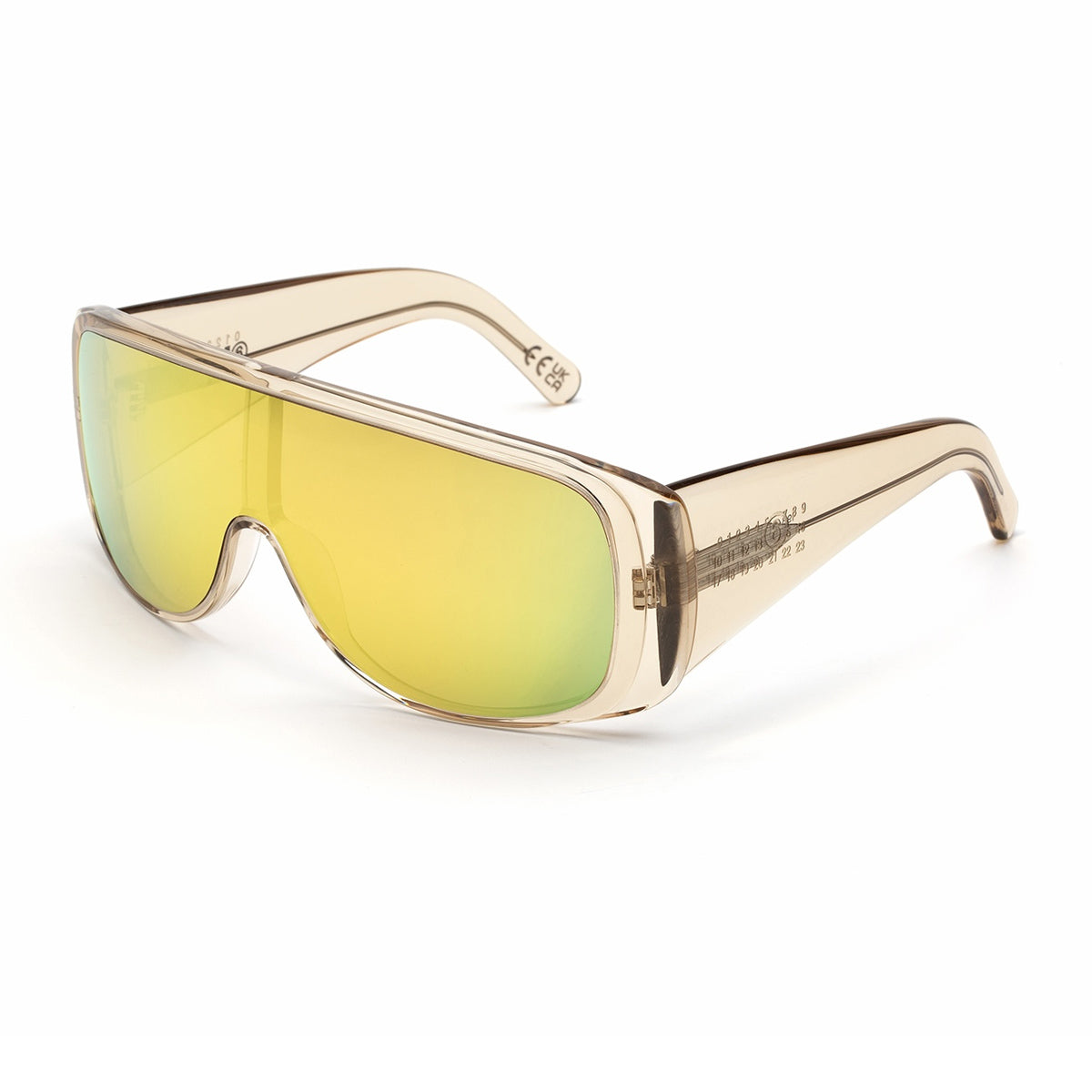 Retrosuperfuture x Maison Margiela MM6 Mask 19B Ivory Avorio Acetate Occhiali Da Sole
