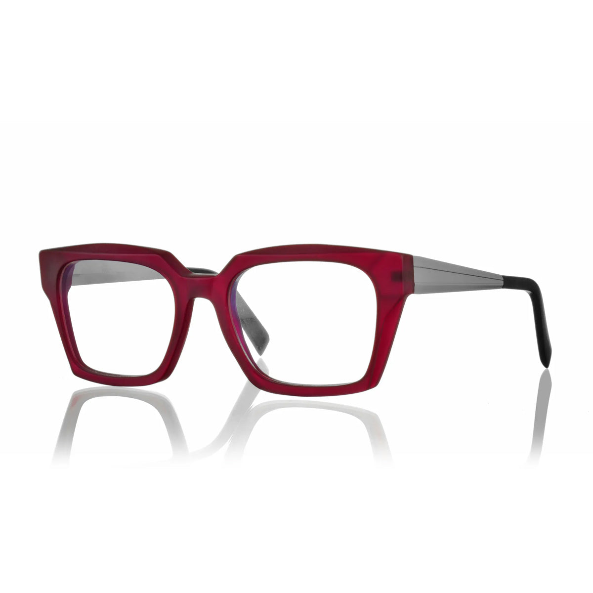 Kirk & Van F8-S Carmine Bordeaux Acrylic/metal Occhiali Da Vista