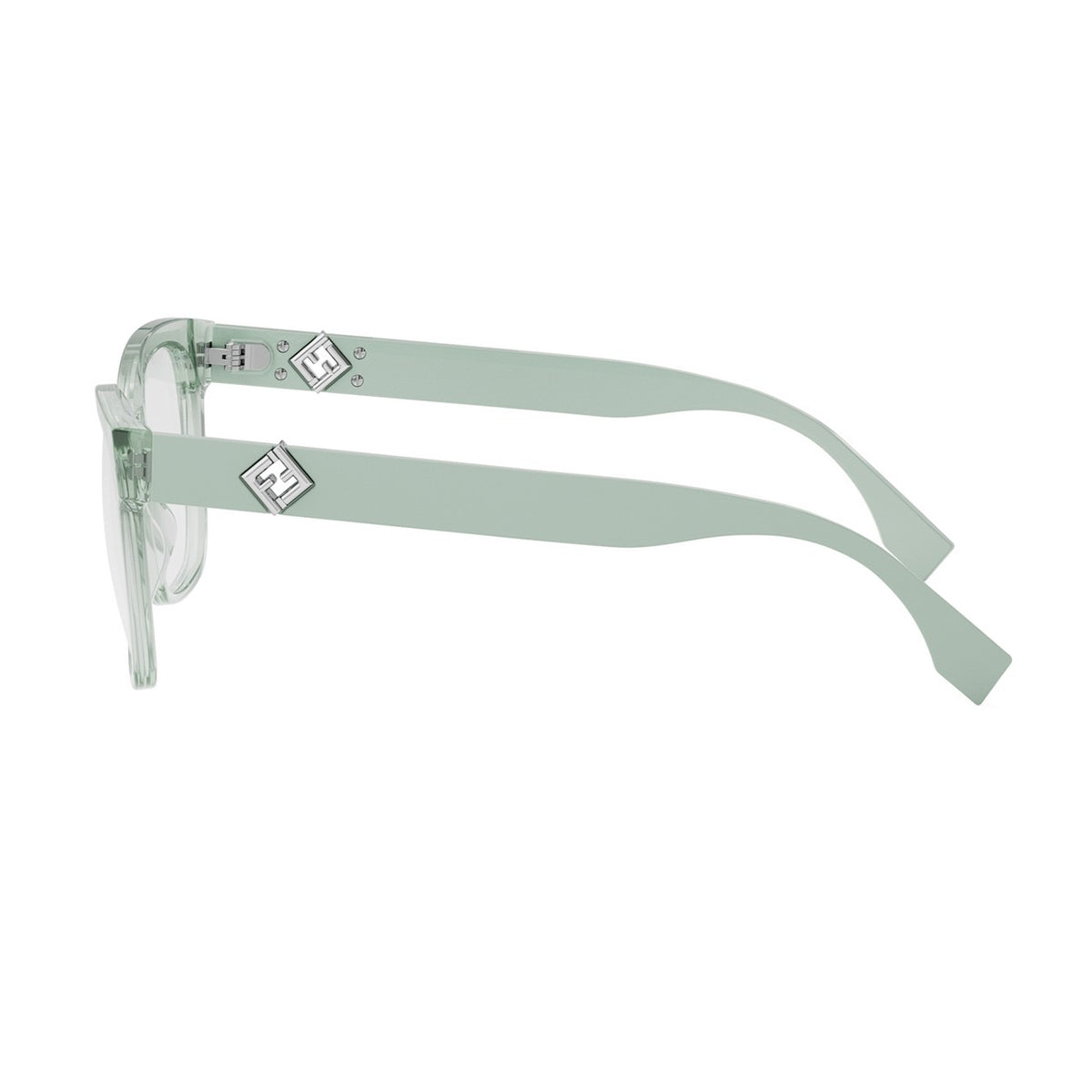 Fendi FE50117I FF Diamonds 093 Verde Acetate Occhiali Da Vista