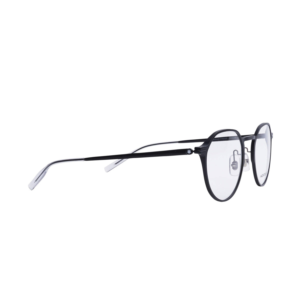 MB0233O LINEA ESTABLISHED Nero Aluminum Occhiali Vista