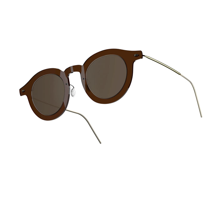 Lindberg Sun Titanium 8342 C10-PGT-SL111-Brown Marrone Acetate/titanium Occhiali Da Sole