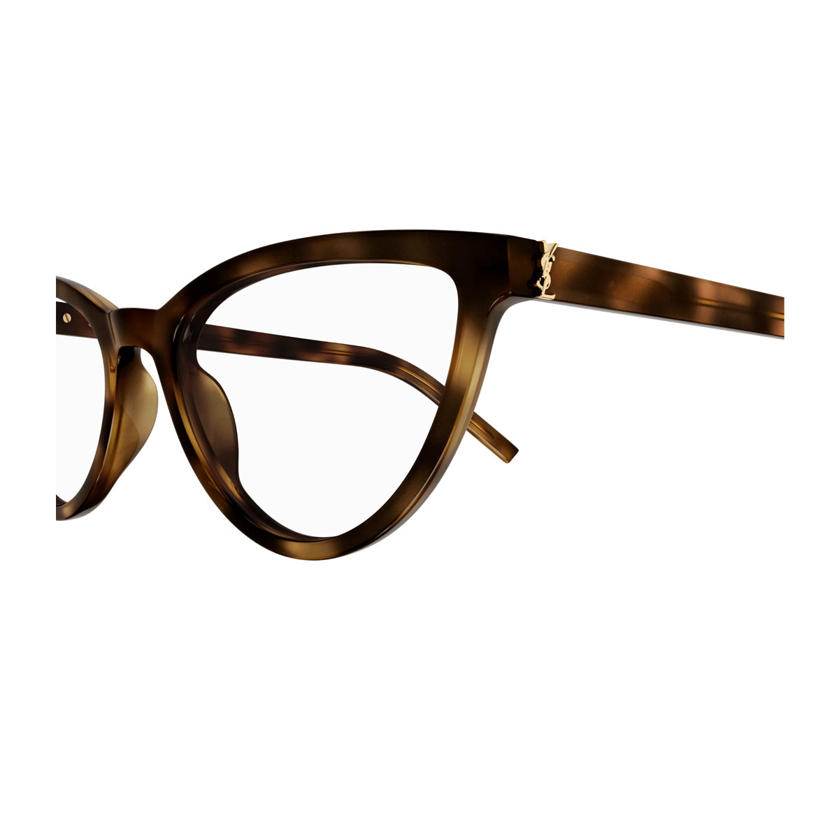 Saint Laurent SL M138 Linea Monogram 003 Havana Chiaro Marrone Acetate Occhiali Da Vista
