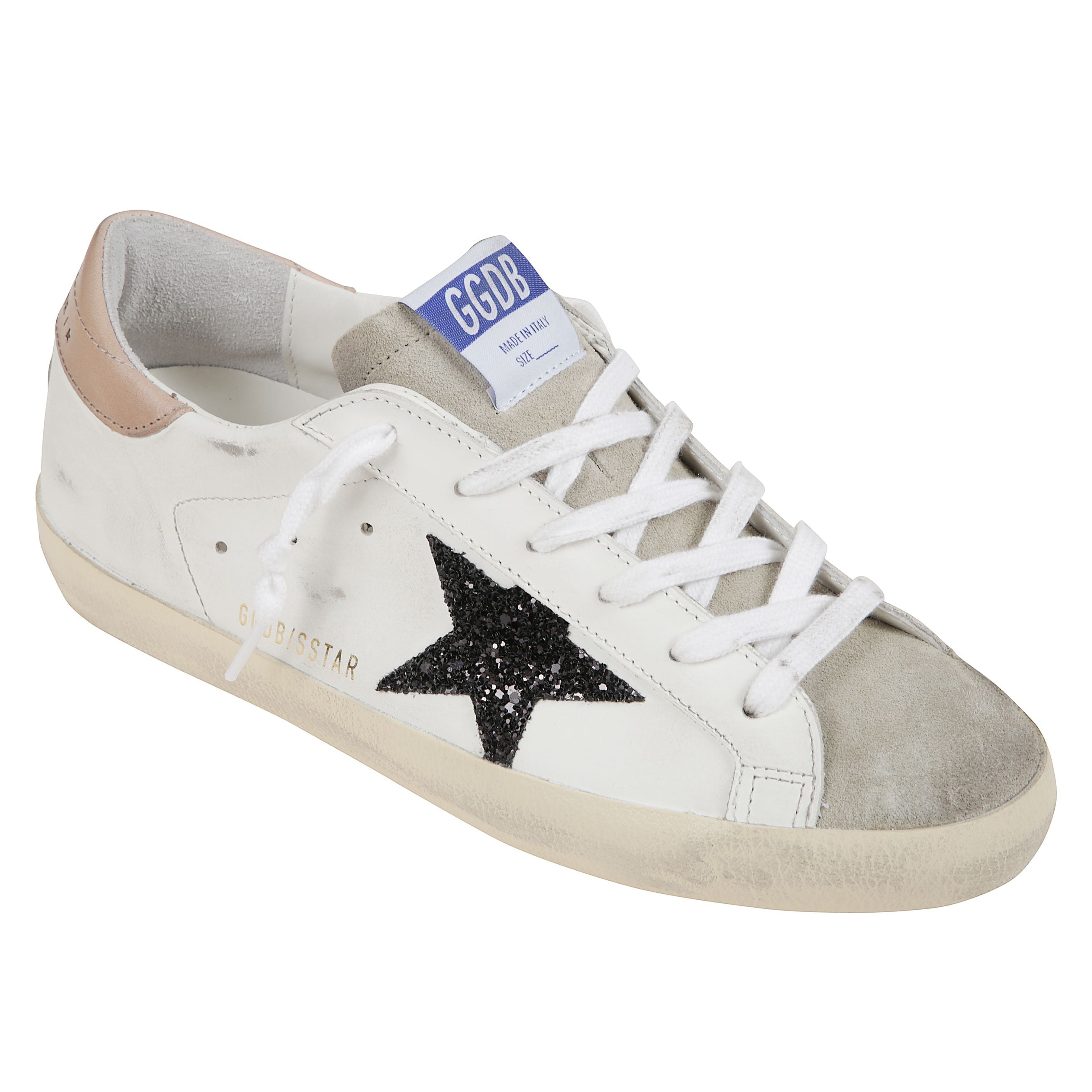 Super-Star White/taupe/black/dove Grey Sneaker