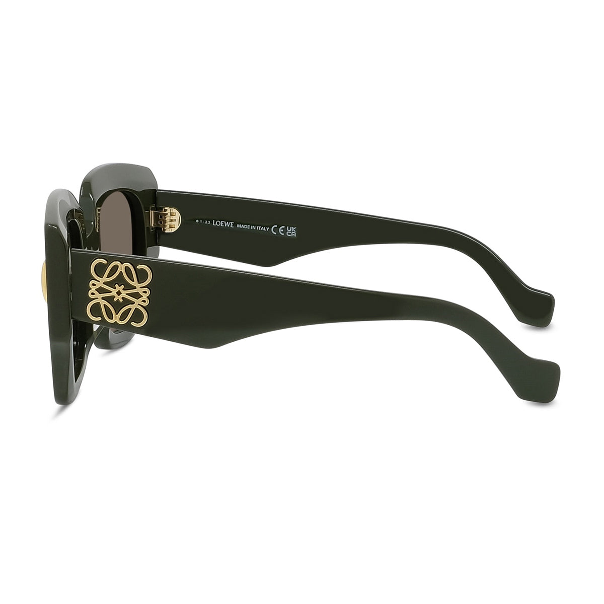 Loewe LW40129U Anagram 96E Green Verde Acetate Occhiali Da Sole