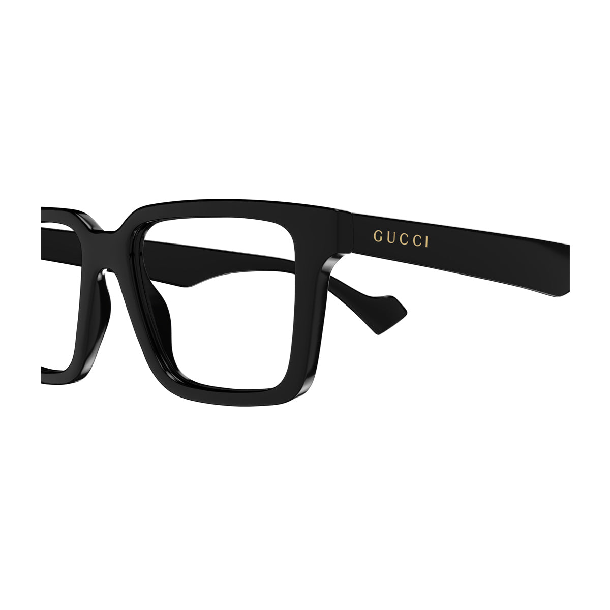 Gucci GG1729O Linea Lettering 001 Black Nero Acetate Occhiali Da Vista