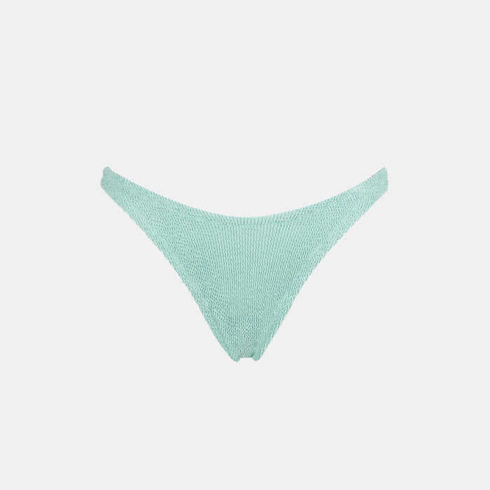 Naomi Sage Green Crinkle Cheeky Swim Briefs Bottom