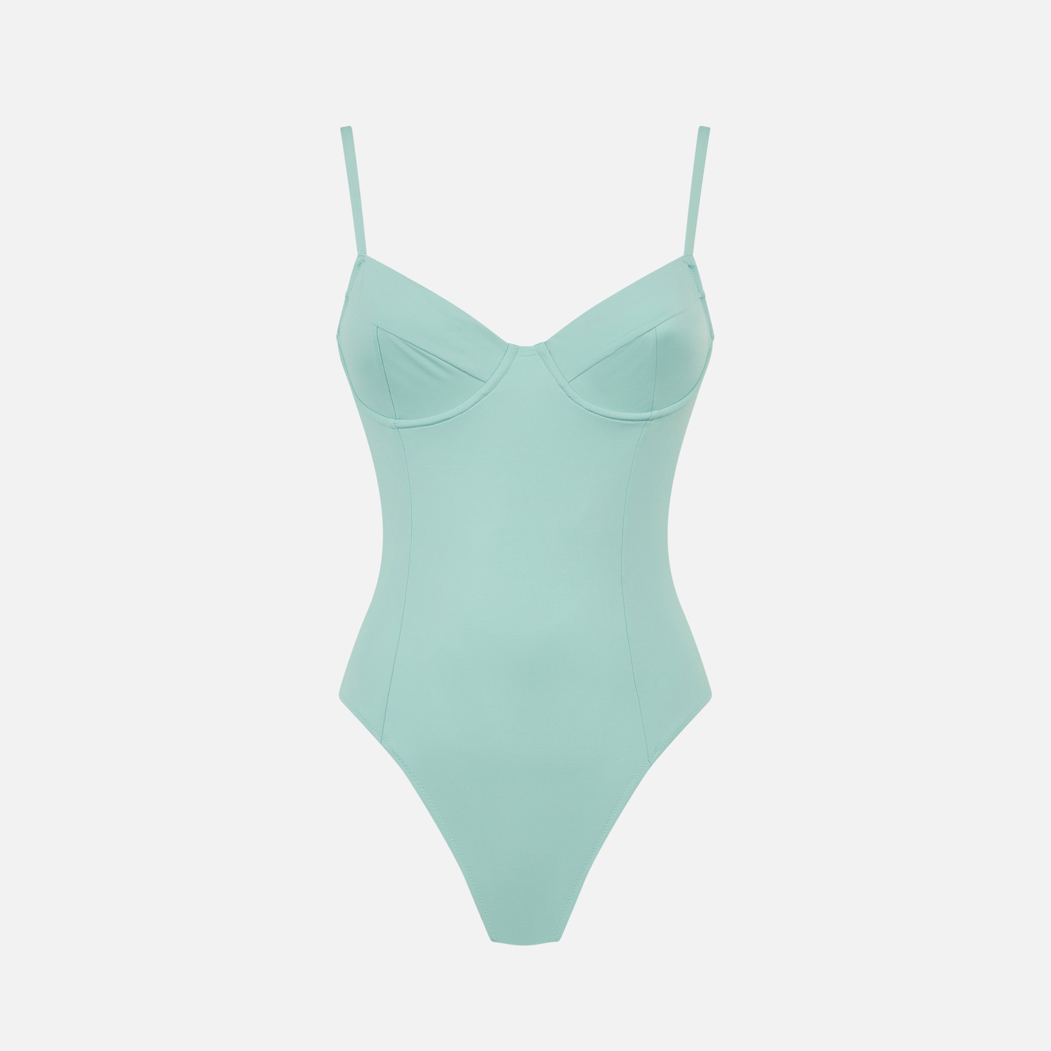 Sage Green Margaret Underwire One-Piece Swimsuit One Piece