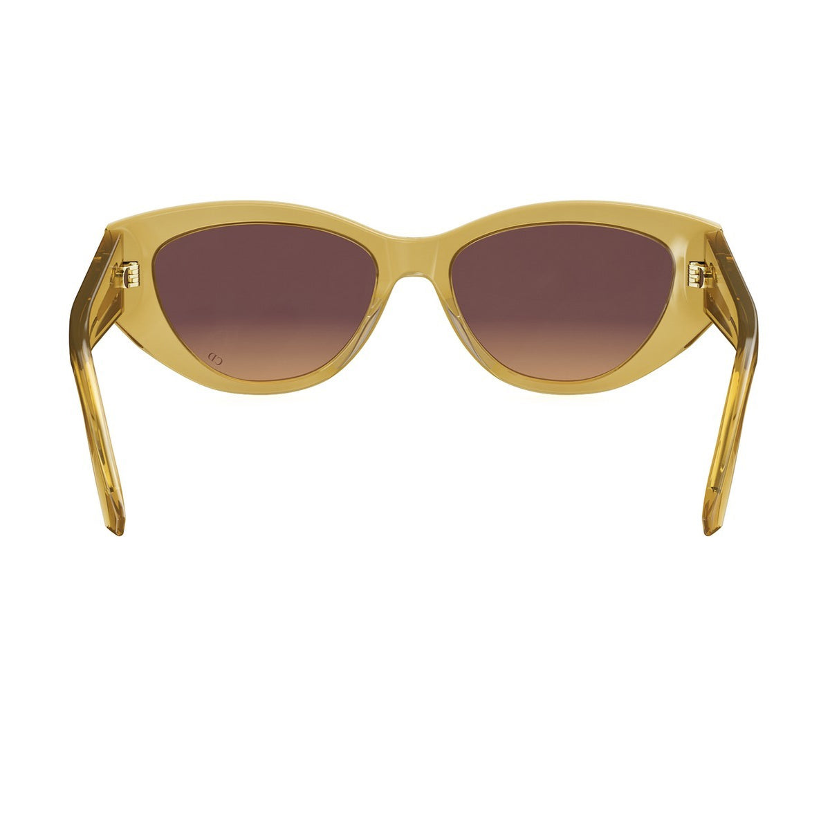 Dior DiorGlow B1I 66d2 Giallo Lucido Acetate Occhiali Da Sole