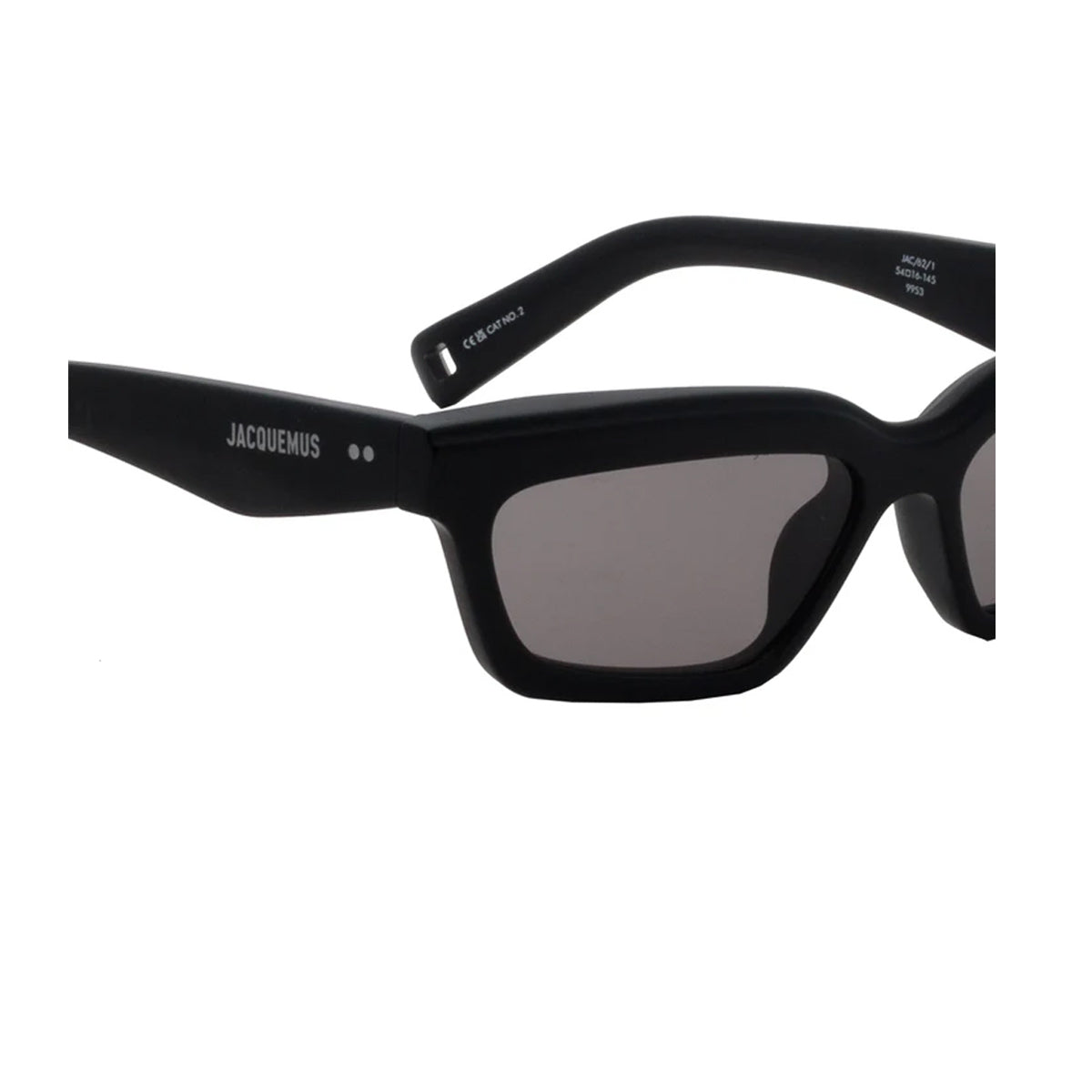 Jacquemus JAC62 SALON C1 Matt Black Nero Acetate Occhiali Da Sole