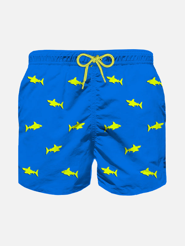 Boy Swim Shorts With Embroidery __single__ Swimshort