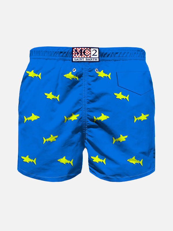 Boy Swim Shorts With Embroidery __single__ Swimshort