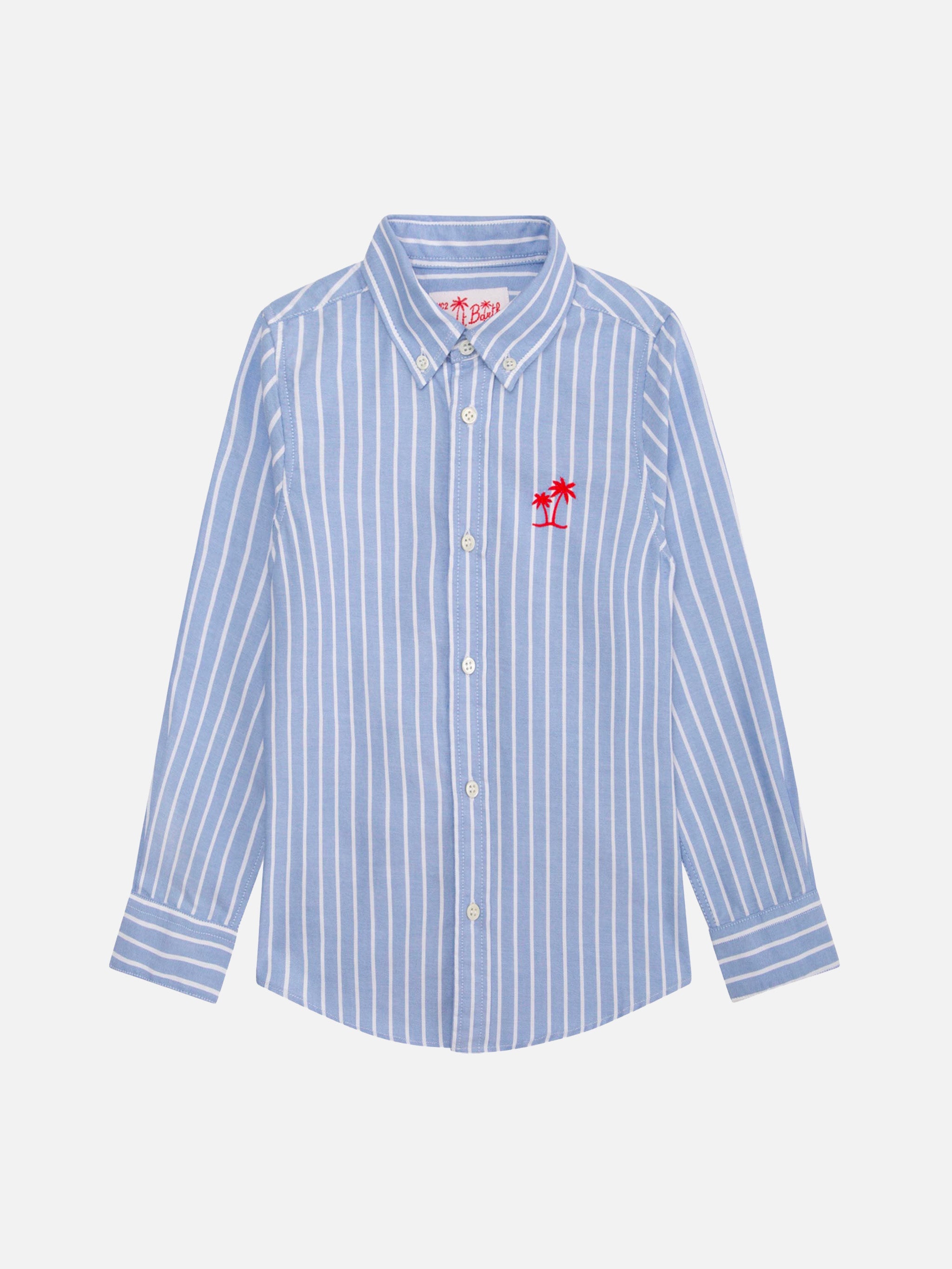 Boy Button Down Shirt Blue