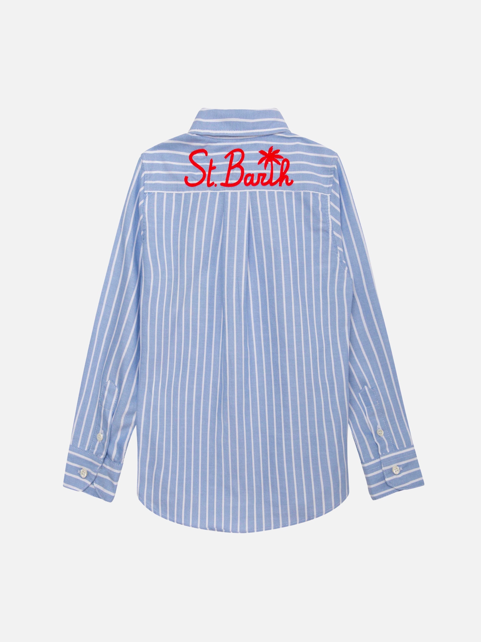 Boy Button Down Shirt Blue