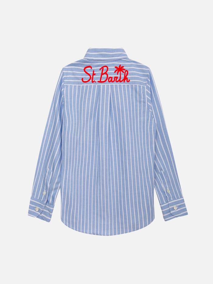 Boy Button Down Shirt Blue