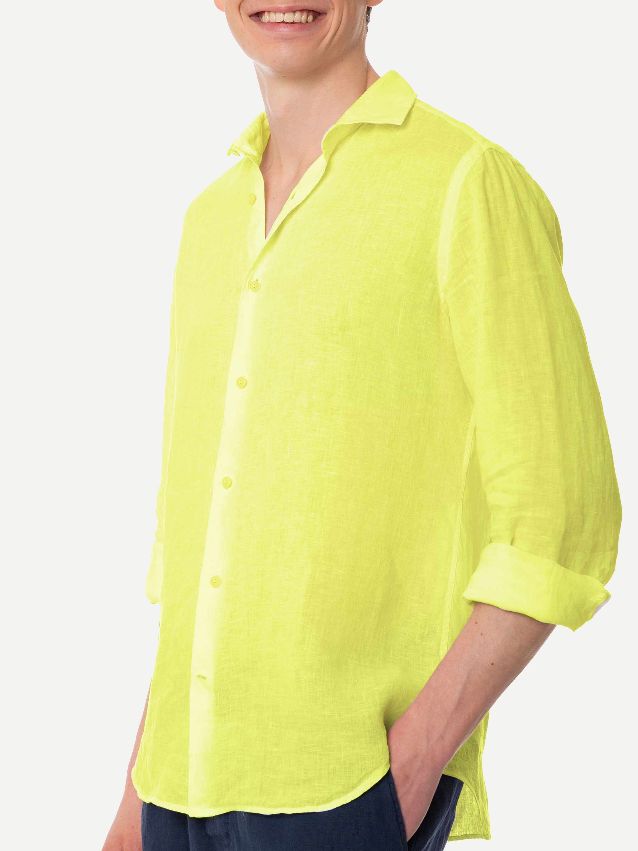 Pamplona Yellow Linen Shirt