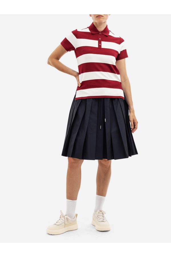 Moncler Cotton polo in red